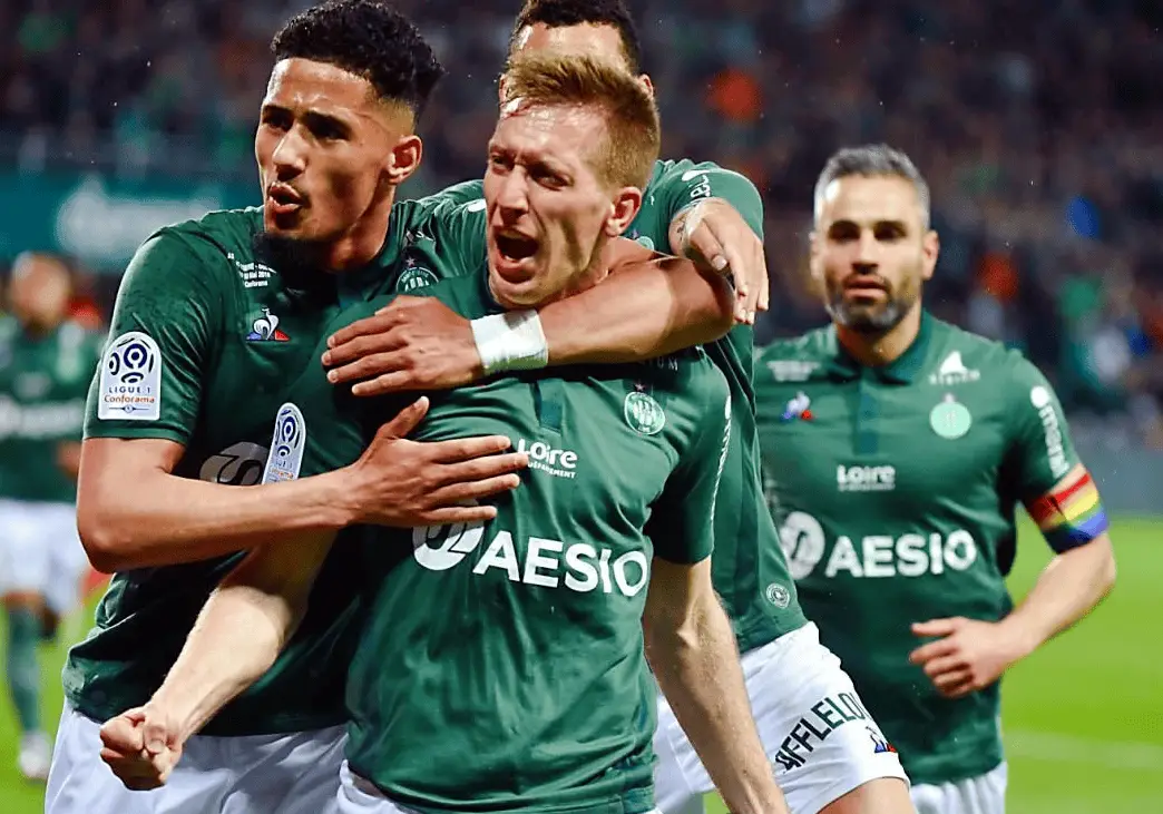 圣埃蒂安战平对手，法国联赛积分榜上升