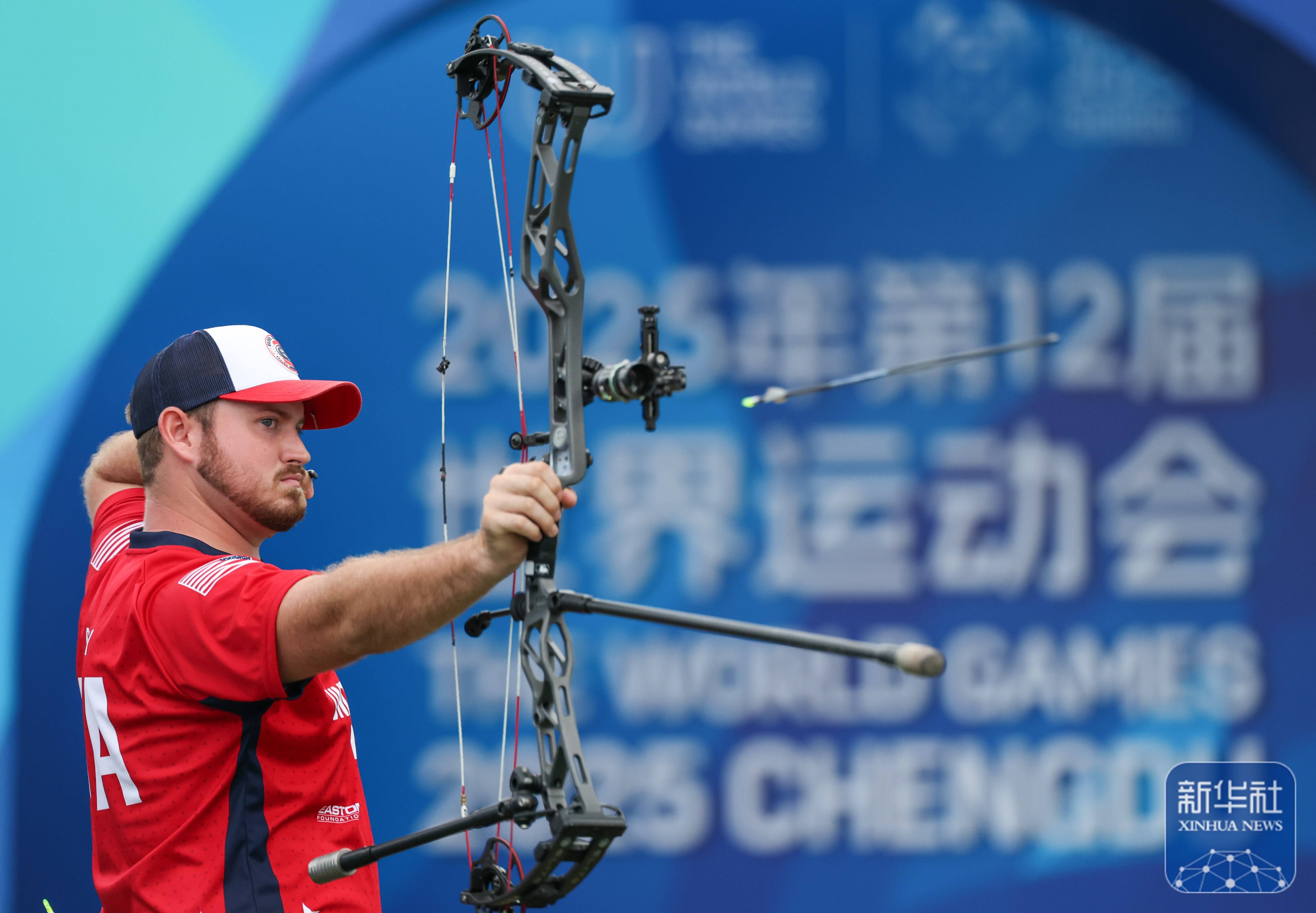 美国射箭选手稳定发挥，锁定前四
